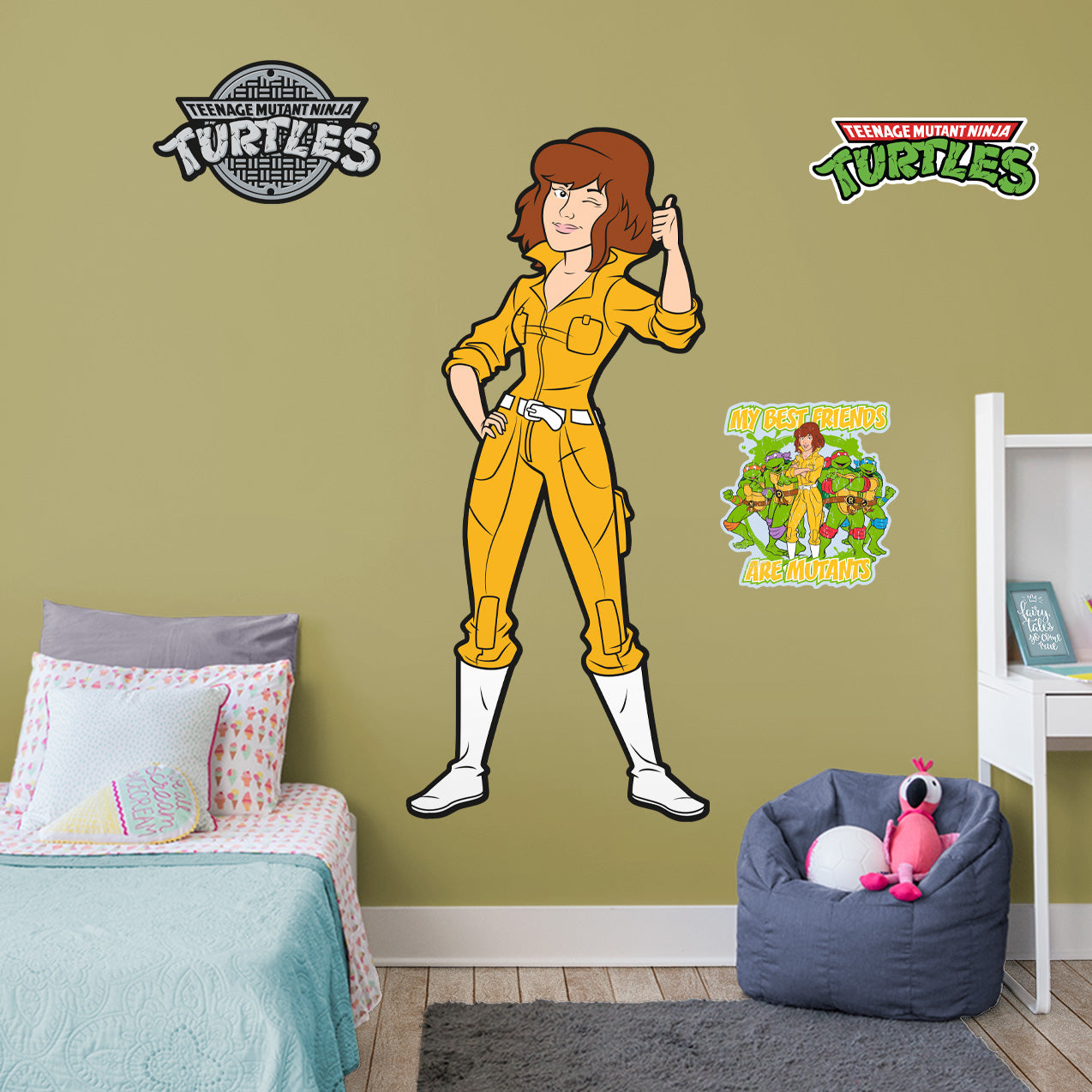 Life-Size Character +3 Decals  (34"W x 78"H) 