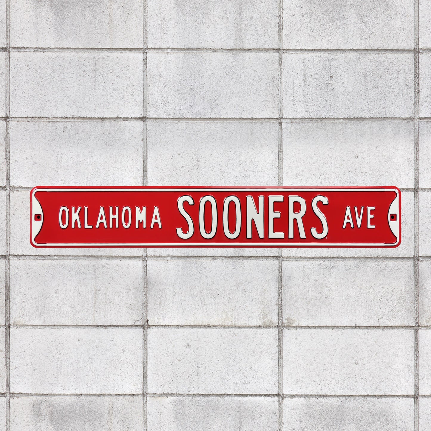 Oklahoma Sooners: Oklahoma Sooners Avenue - Officially Licensed Metal Street Sign