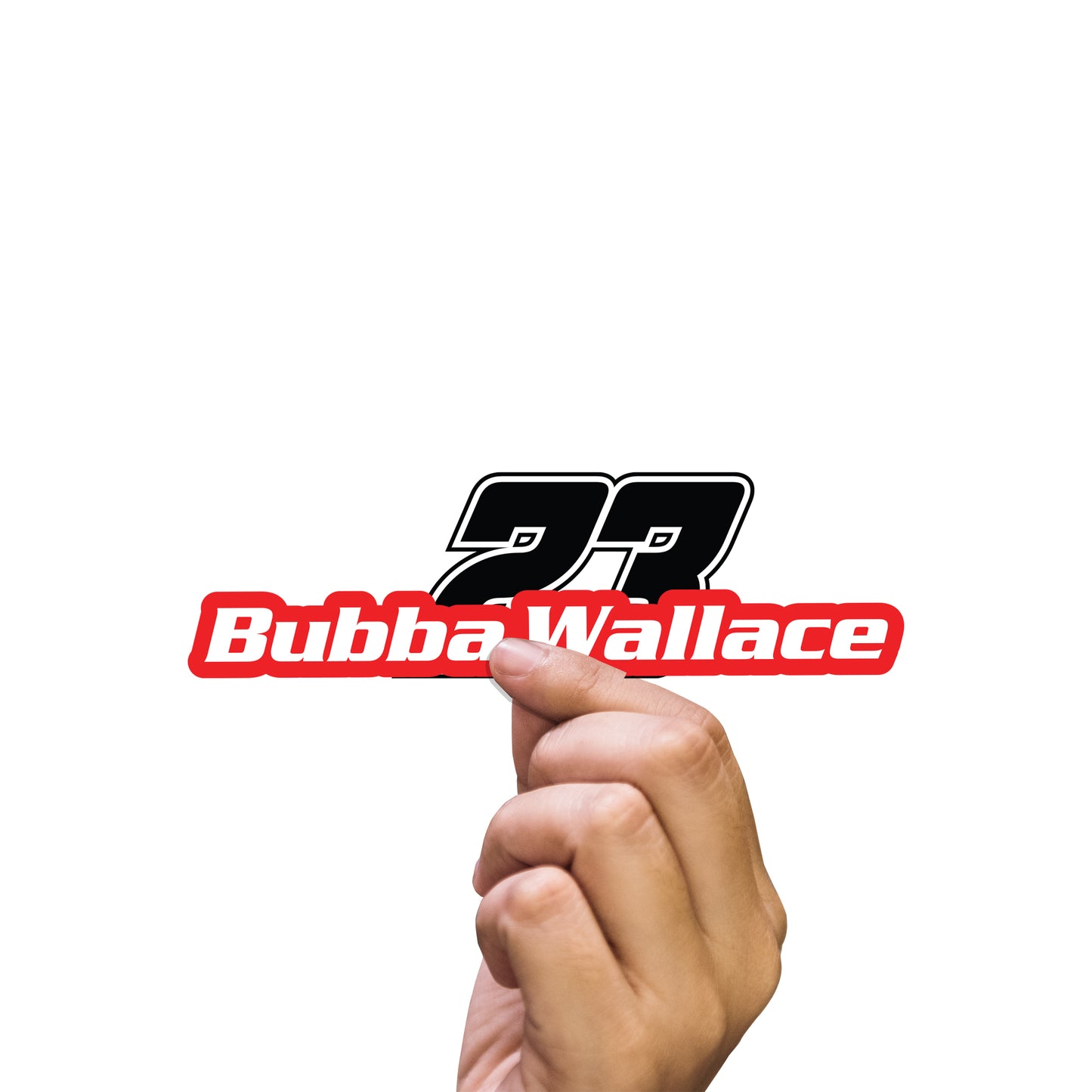 Sheet of 5 -Bubba Wallace 2021 #23 Logo MINIS        - Officially Licensed NASCAR Removable    Adhesive Decal