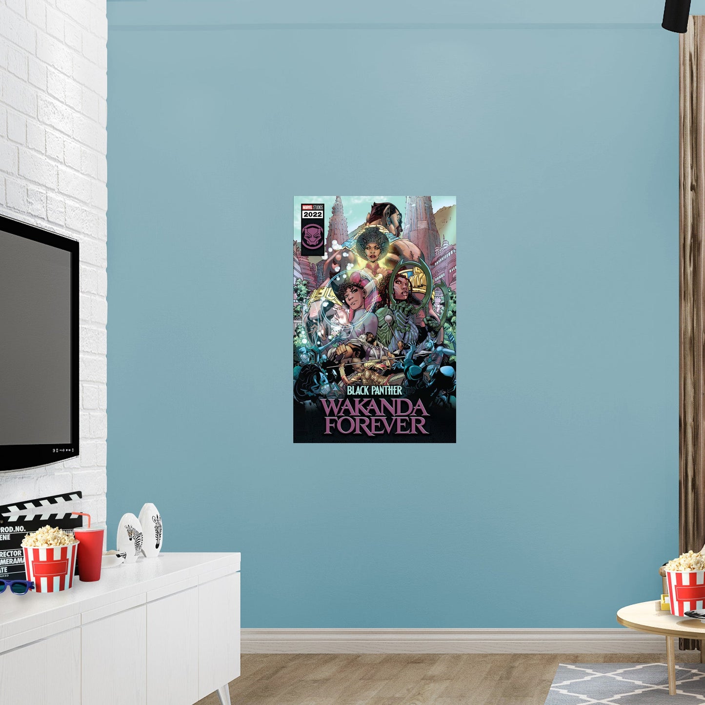 Black Panther Wakanda Forever: Homage Comic One Poster - Officially Licensed Marvel Removable Adhesive Decal