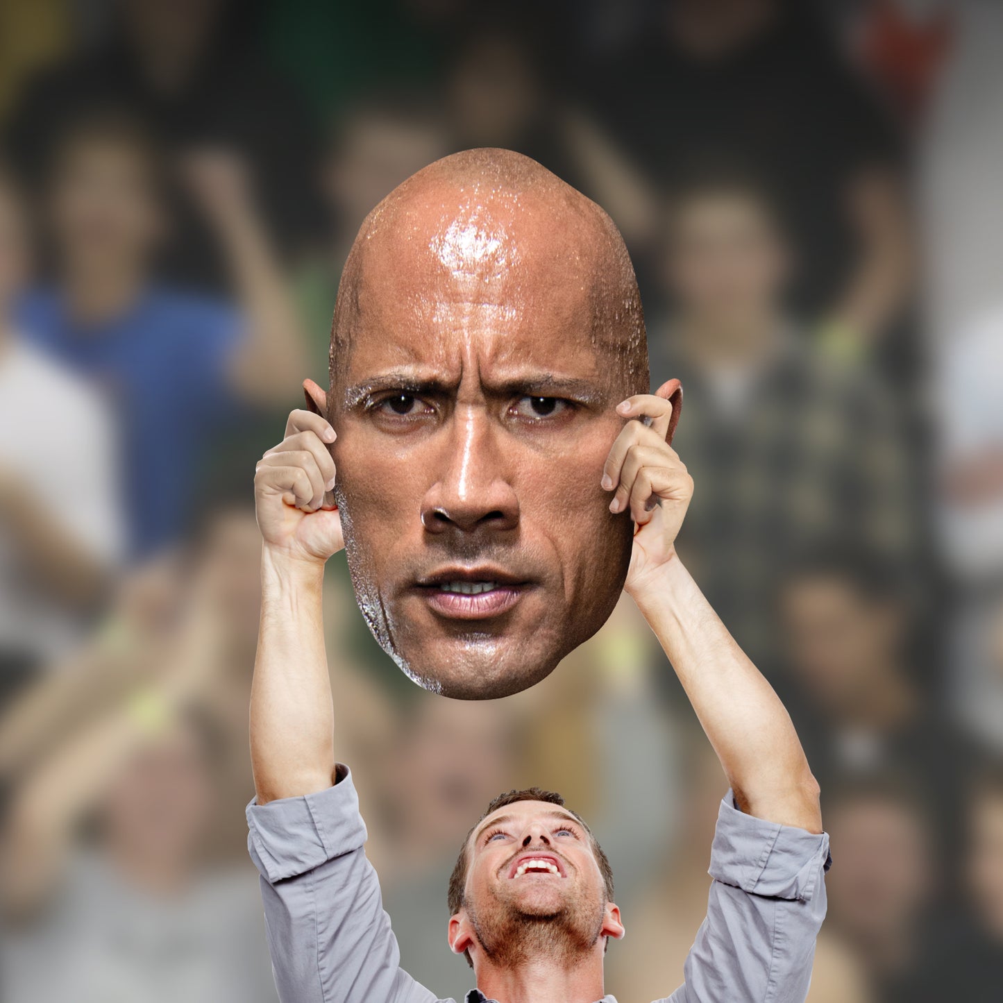 The Rock 2021   Foam Core Cutout  - Officially Licensed WWE    Big Head