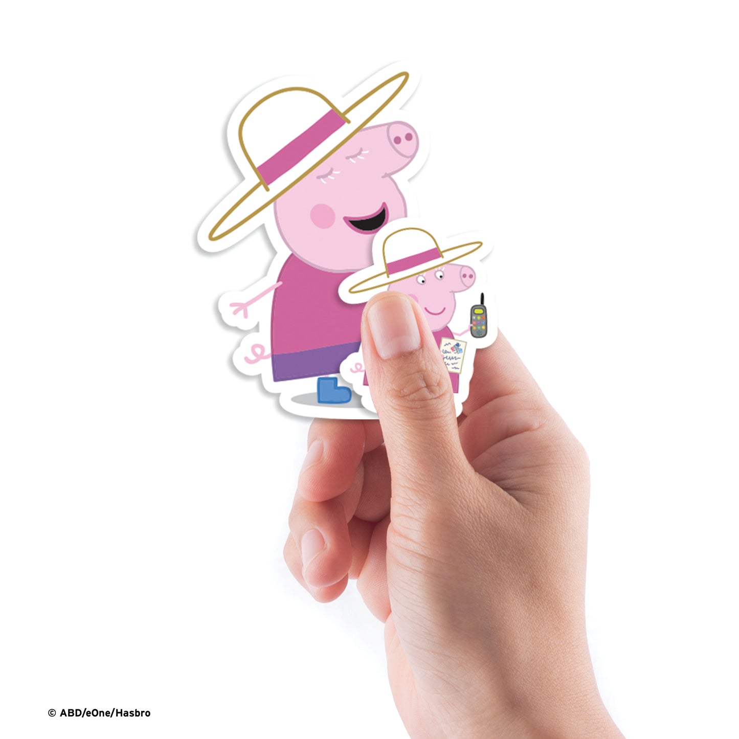 Peppa Pig: Granny Minis - Officially Licensed Hasbro Removable Adhesive Decal