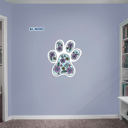 PAWPRINT        - Officially Licensed Big Moods Removable     Adhesive Decal