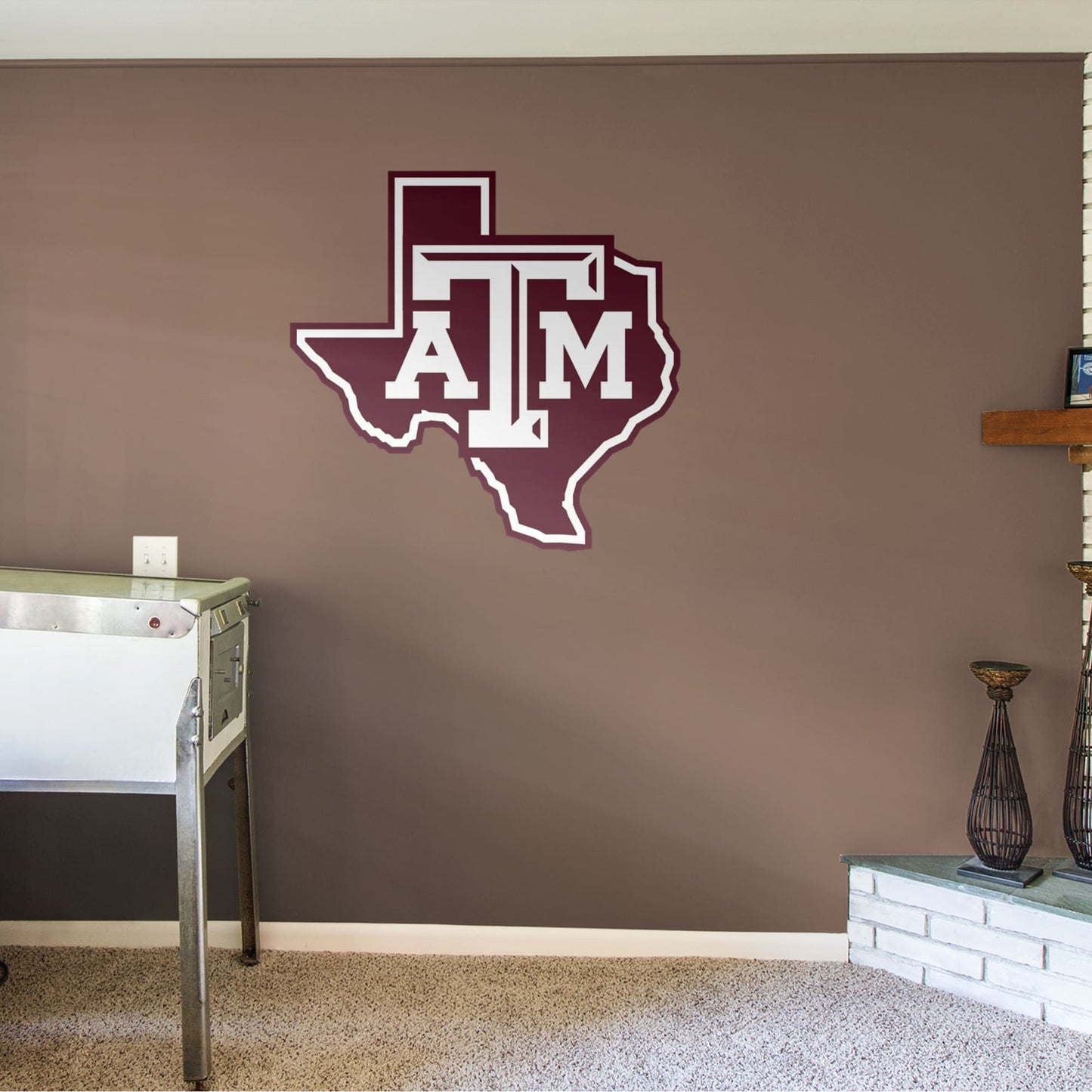 Texas A&M Aggies: Lone Star Logo - Officially Licensed Removable Wall Decal