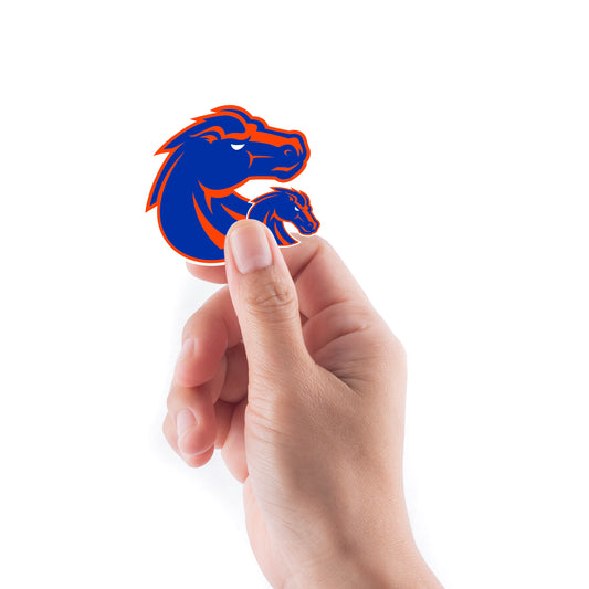 Sheet of 5 -Boise State U: Boise State Broncos 2021 Logo Minis        - Officially Licensed NCAA Removable    Adhesive Decal