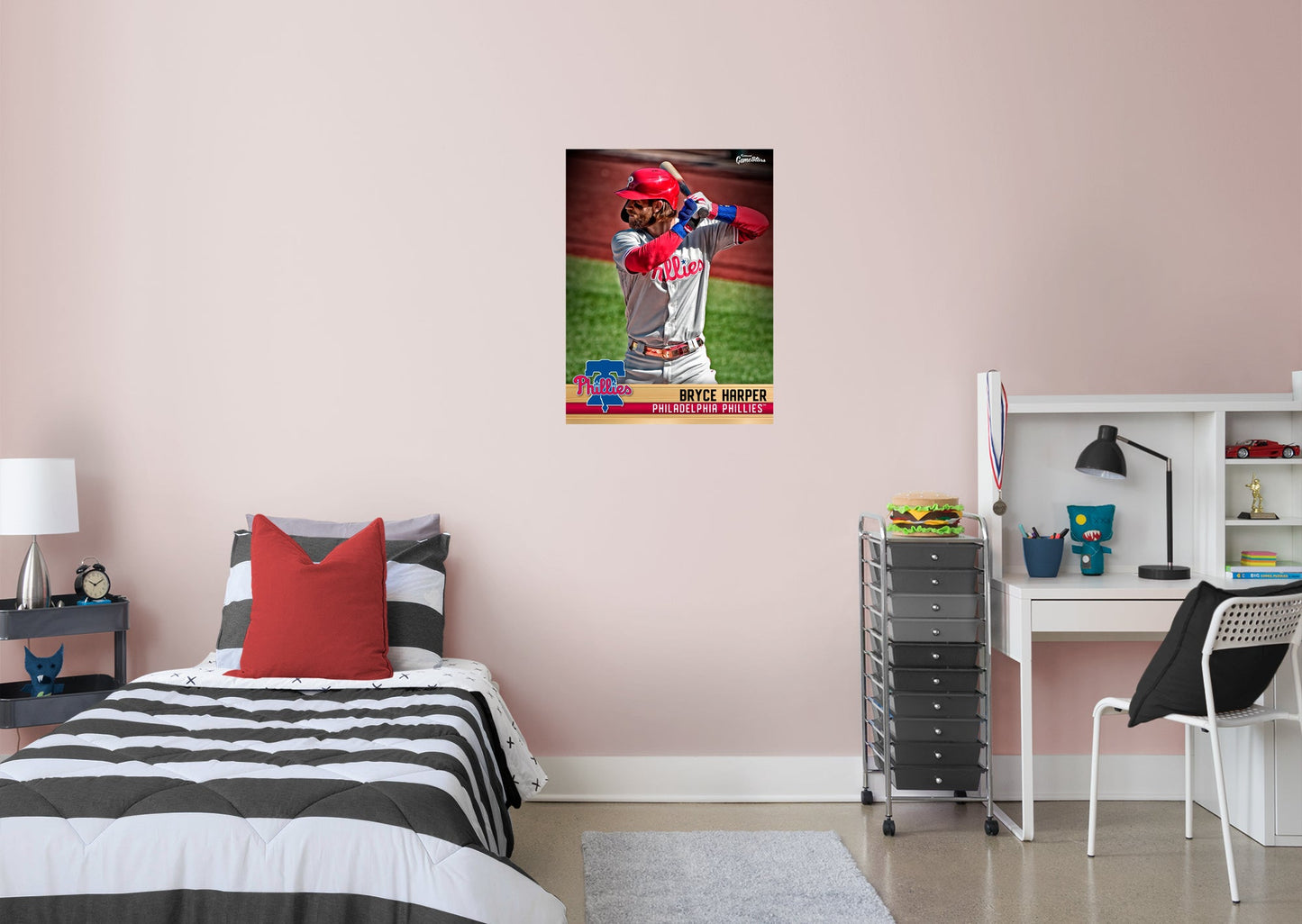 Philadelphia Phillies: Bryce Harper  GameStar        - Officially Licensed MLB Removable Wall   Adhesive Decal