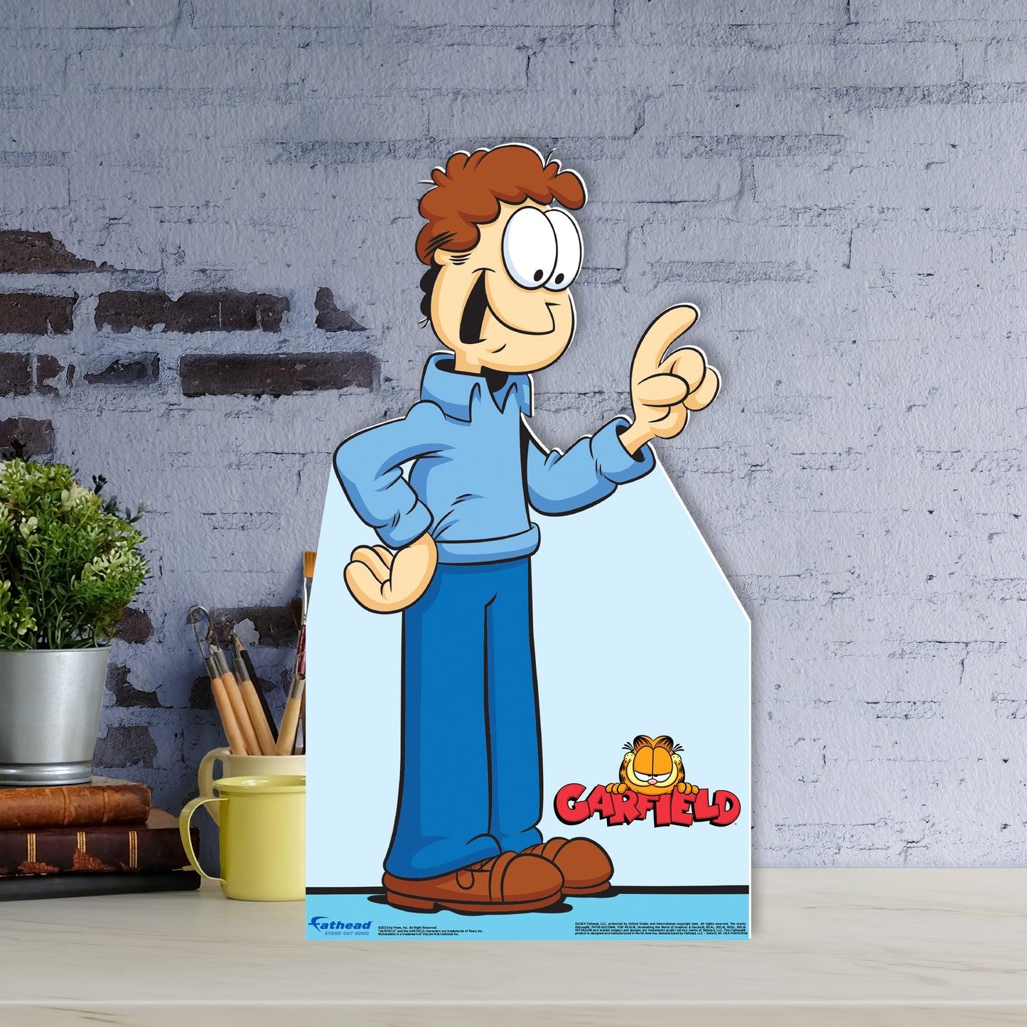 Garfield: Jon Mini Cardstock Cutout - Officially Licensed Nickelodeon Stand Out