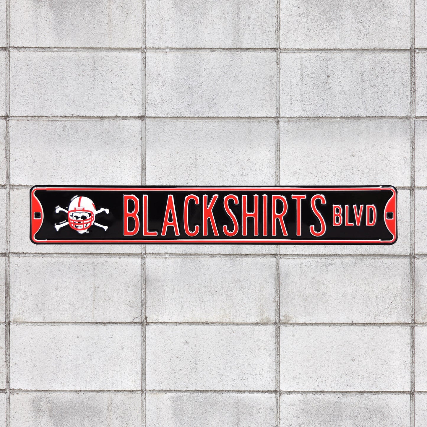 Nebraska Cornhuskers: Blackshirts Blvd - Officially Licensed Metal Street Sign